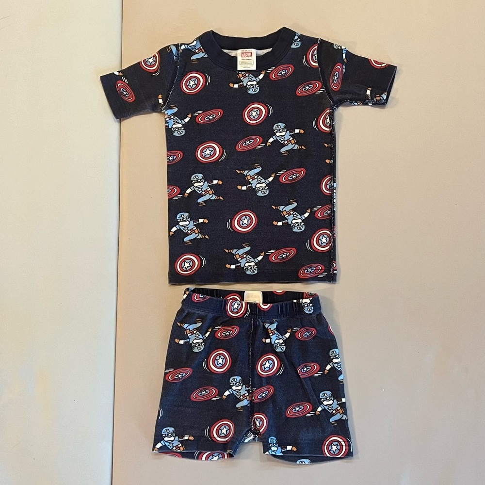Hanna Andersson Marvel Captain America Kids Pajama Set
